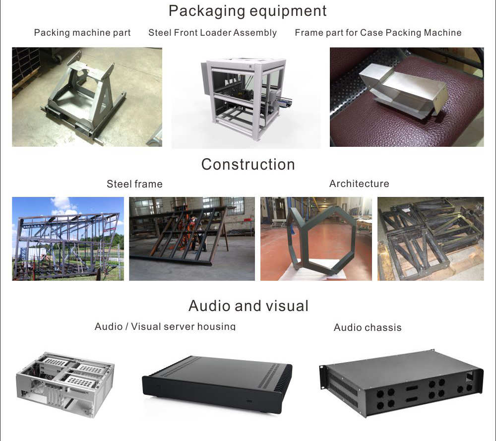 Fabricación de cajas de acero de corte por láser OEM Factory